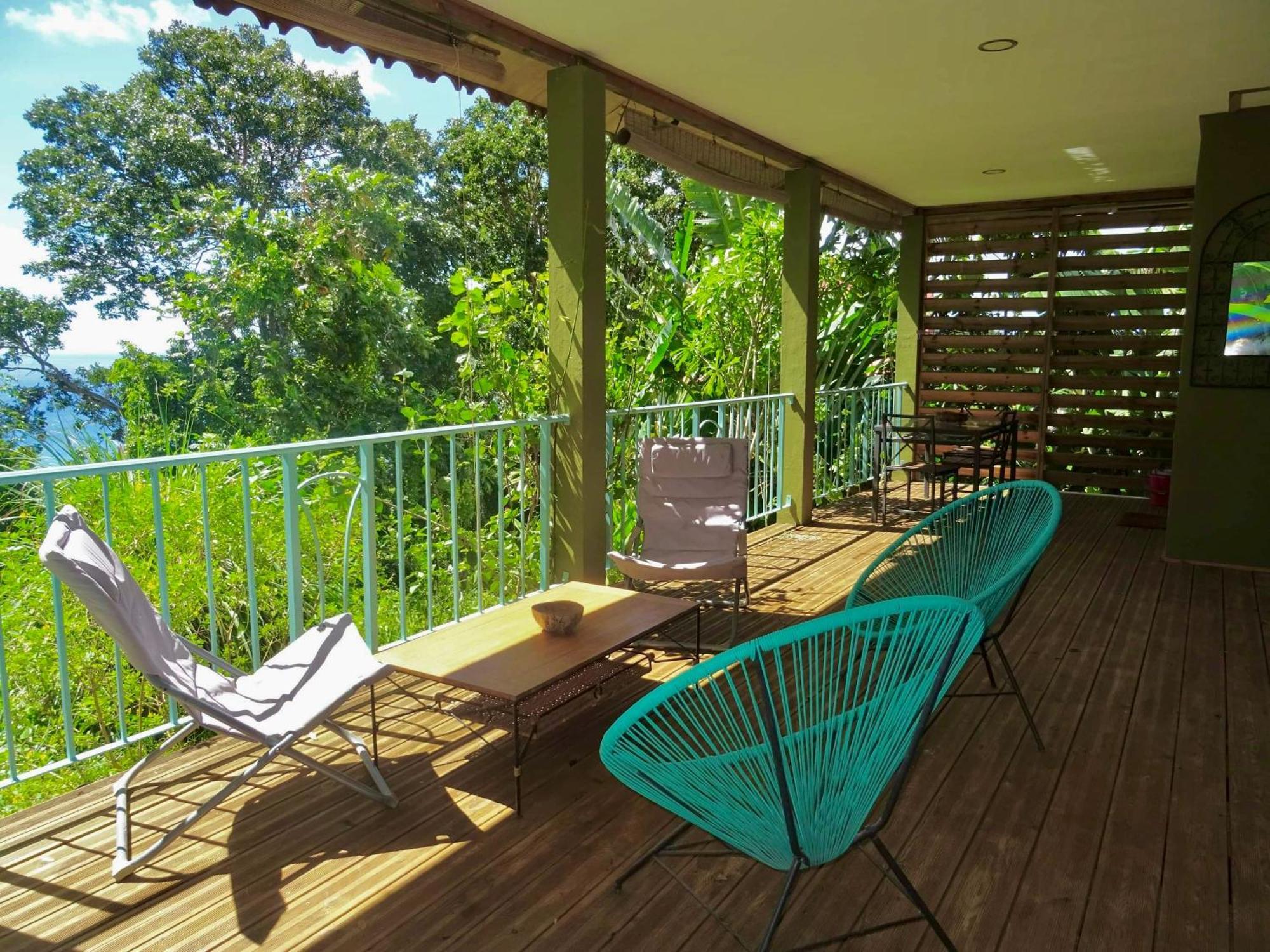 Bungalow Dourou Deshaies Buitenkant foto